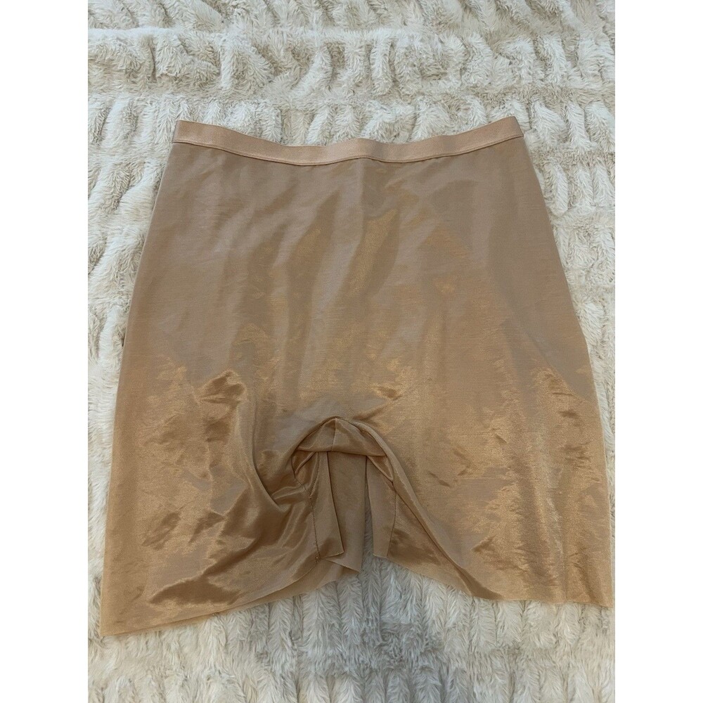 Skims Barley There Pull-on Open Gusset Shorts in Beige Size 2X
